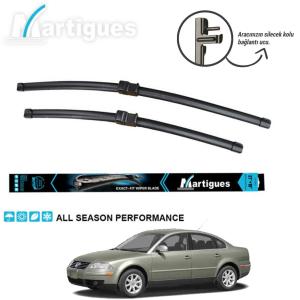 Volkswagen Passat - Muz Tipi Ön Silecek Takımı - (2002-2005 - B5)
