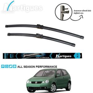 Volkswagen Polo - Muz Tipi Ön Silecek Takımı - (2003-2005)